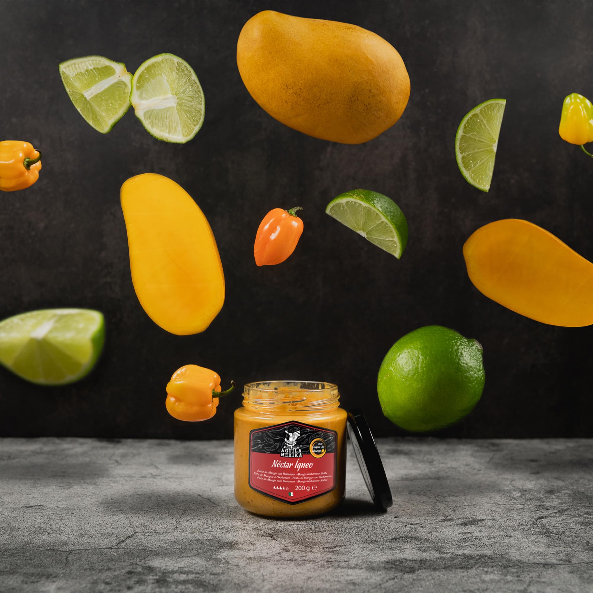 ÁGUILA MEXIKA 3-Pack Escencial Set de salsas picantes gourmet mexicanas ingredientes naturales