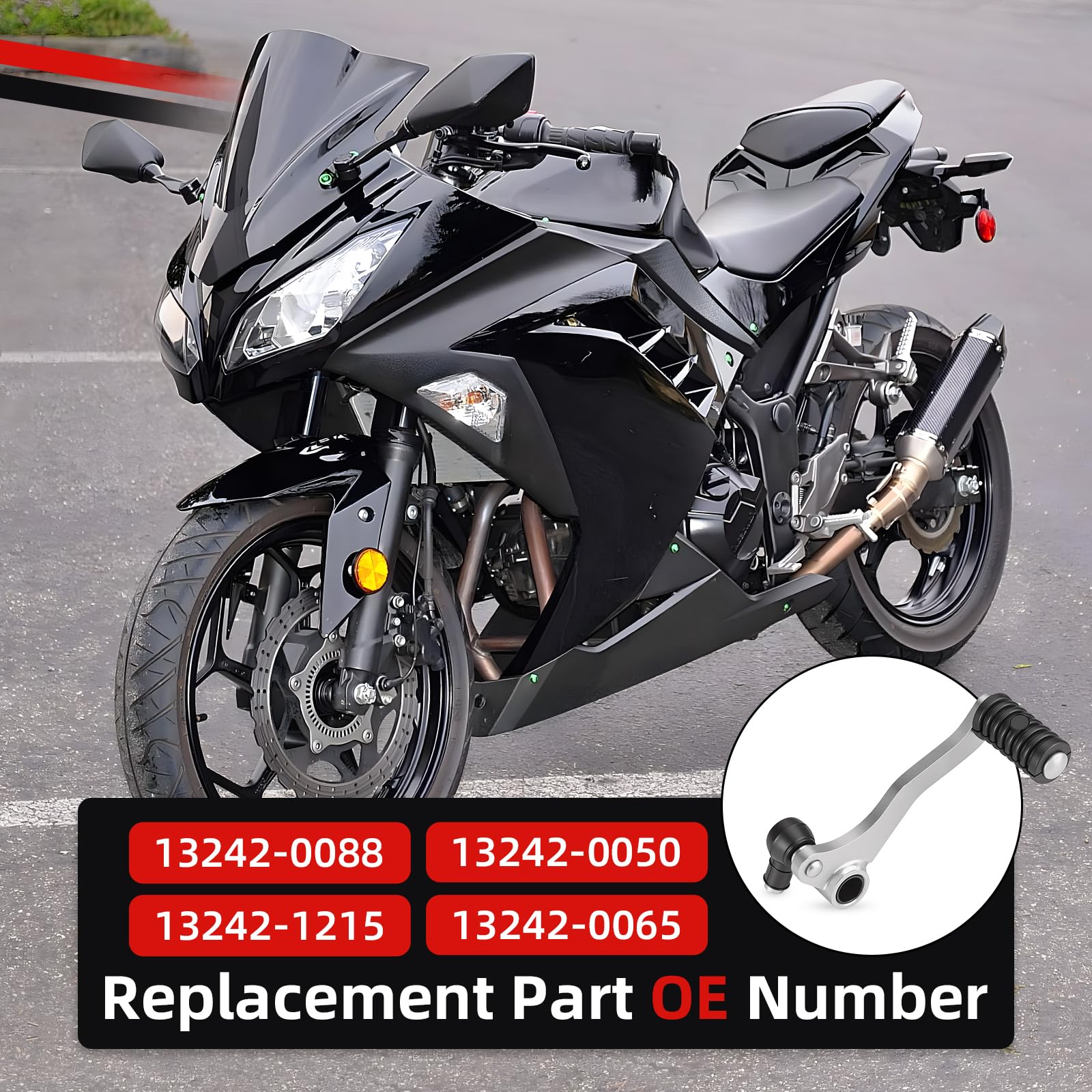 MOTO1988 for Kawasaki Ninja 250R 300 EX250F EX300 1986-2017 Gear