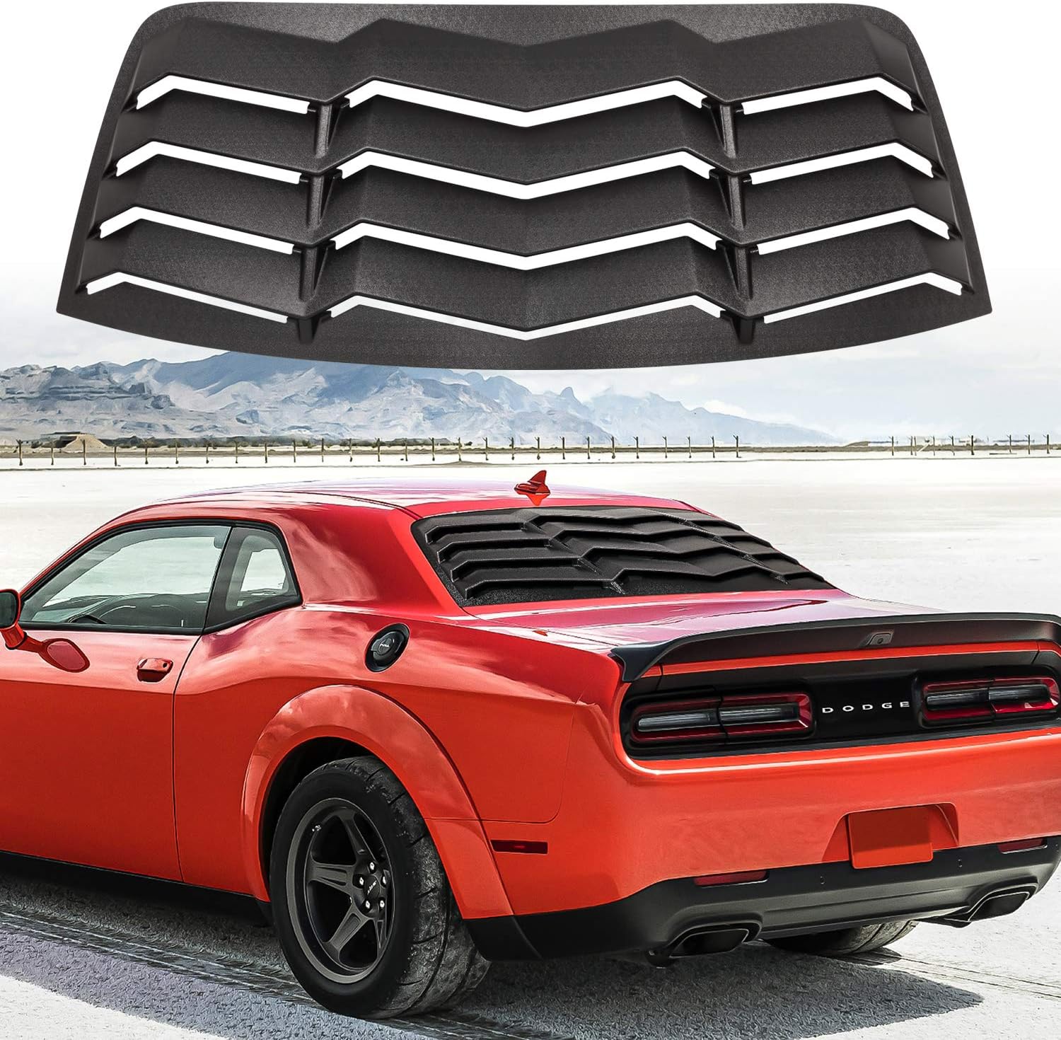 Yoursme Rear Window Louver Windshield Sunshade Cover Fits