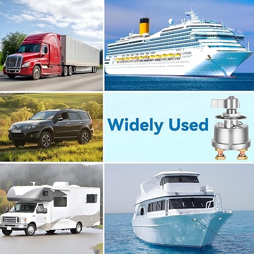 Miniatura 7 de Interruptor de apagado de batería de 12 V, kit de desconexión de batería de alta corriente de 12 V, interruptor de apagado de encendido y apagado,