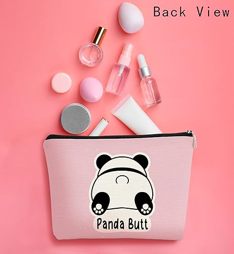 Miniatura 8 de Bonita bolsa de maquillaje con diseño de panda para bebé, diseño de panda, divertida bolsa de cosméticos de panda de dibujos animados, la mejor idea