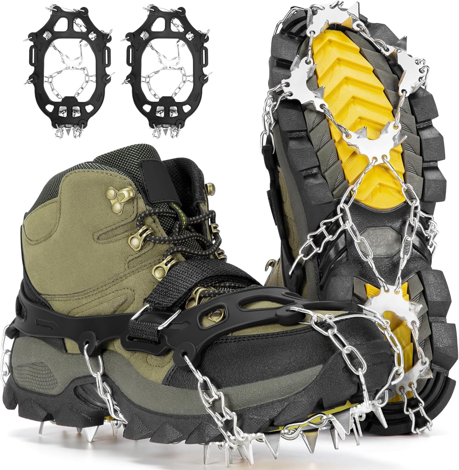 24 Spikes Crampons for Shoes