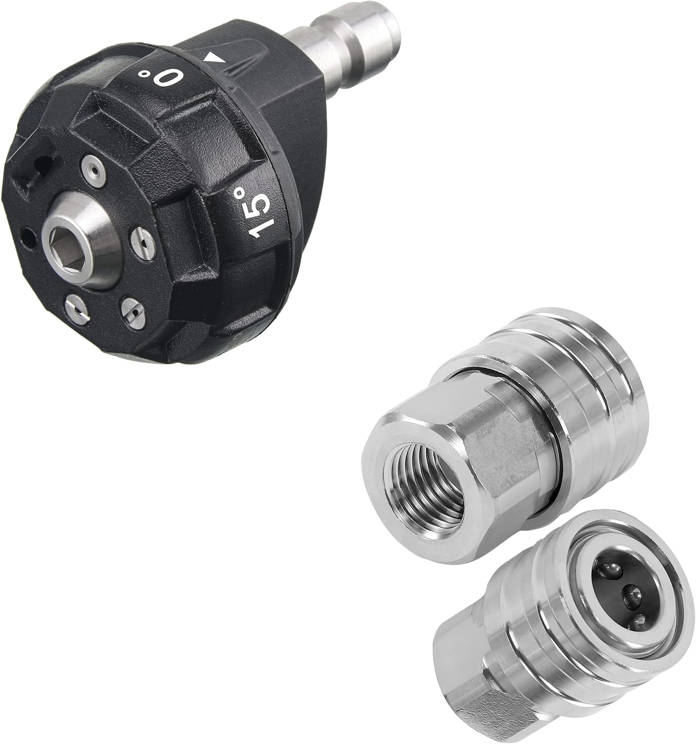 JOEJET Pressure Washer Nozzle Tips, 1/4" Pressure Washer Quick Connect Fittings