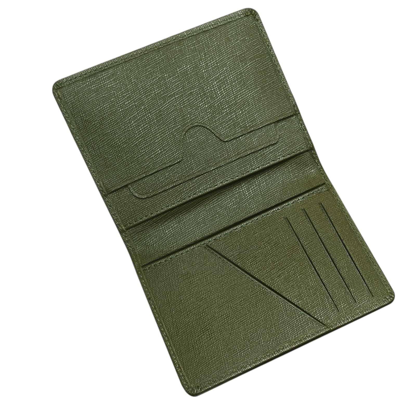 abys Genuine Leather Olive RFID Protected Passport Holder for Men,Passport Wallet for Women,Family Travel Holder-picture-37
