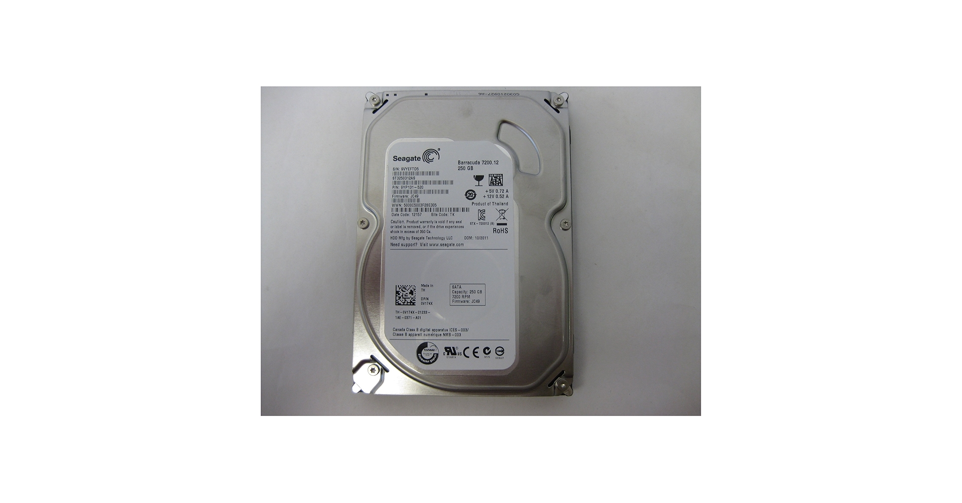 (未使用･未開封品)　Seagate 3.5インチ内蔵HDD 250GB 7200rpm SATA 6.0Gb/s 8MB ST3250312AS tu1jdyt 81ehNt4iEhL._AC_SY200_QL15_.jpg