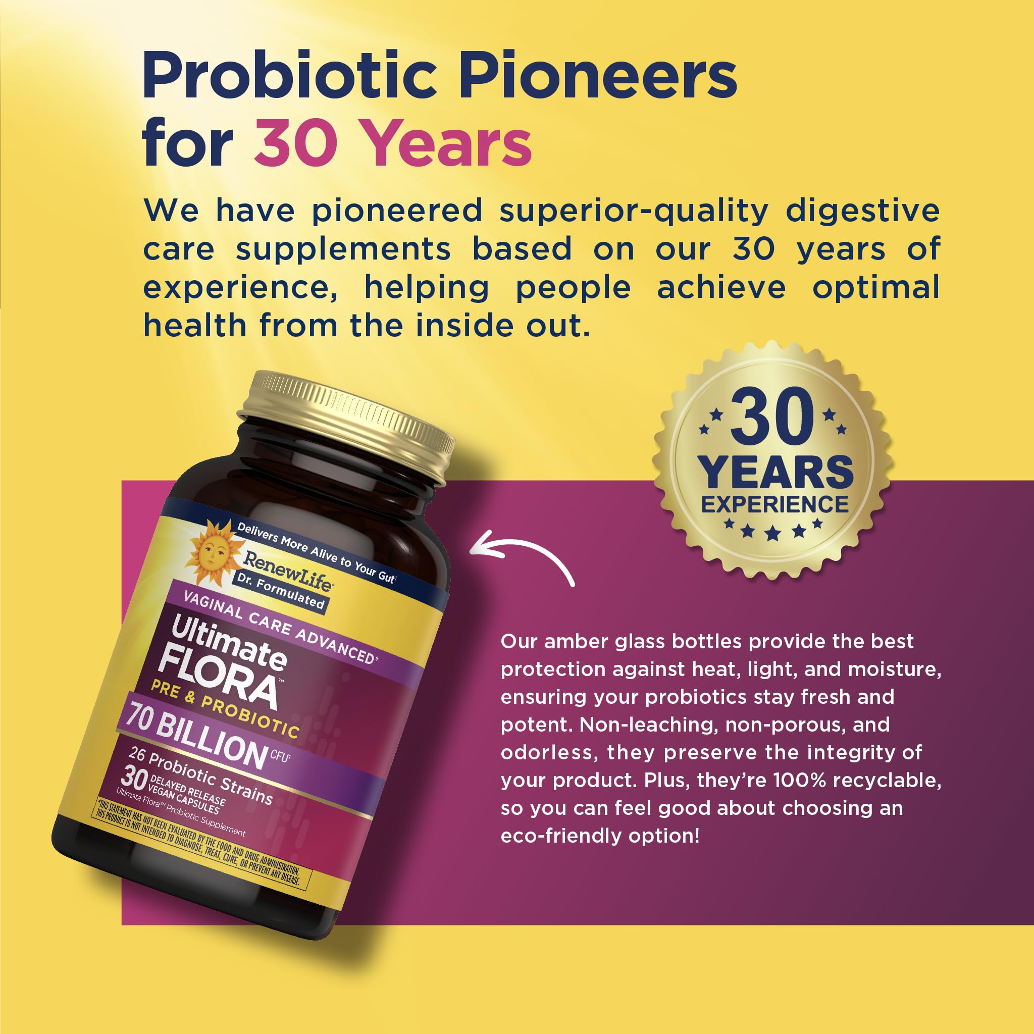 Renew Life Ultimate Flora Probiotics for Women 70 Billion CFU — Amazon image 4