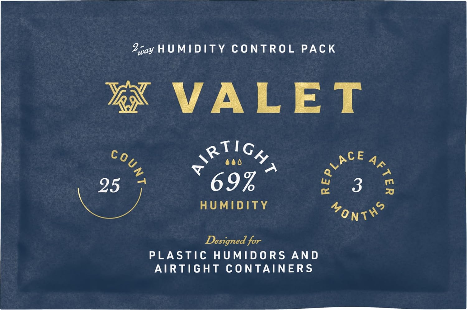 Amazon.com: Valet 69% Two-Way Humidity Pack for Plastic Containers, 60g ...