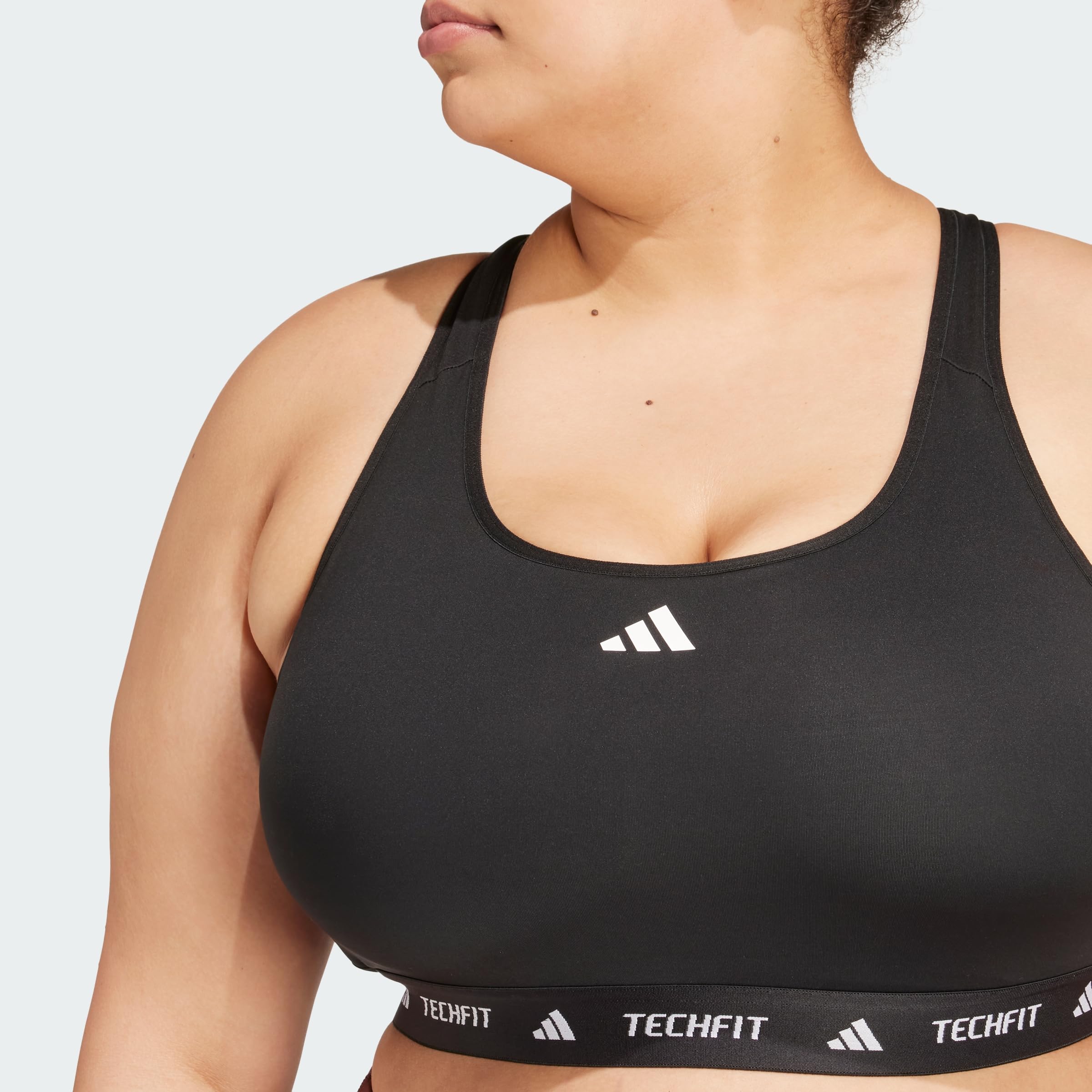adidas Techfit Plus Size Bra Reggiseno Sportivo Donna (Pacco da 1)