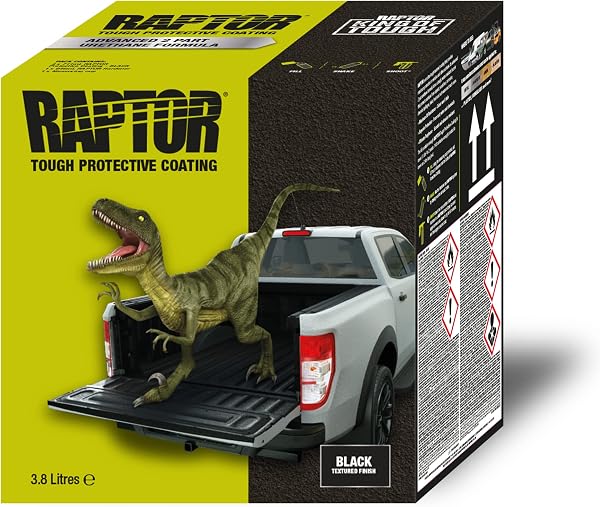 U-POL Raptor Set of 4 Bottles (Black) + Application Gun - 2
