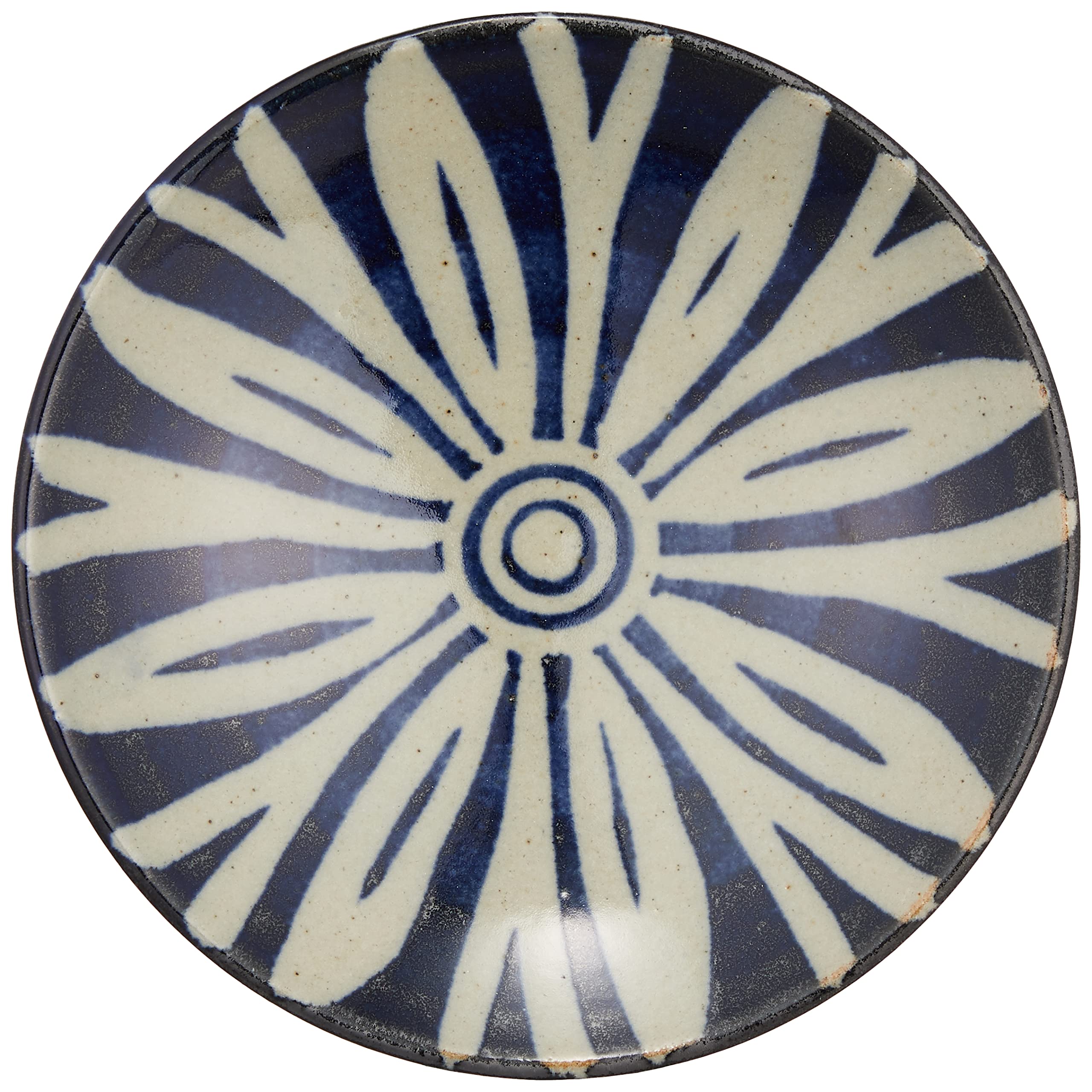 Mashiko Ware Persian Crest Plate Plate 130 Kusu PS1-4 : Home & Kitchen