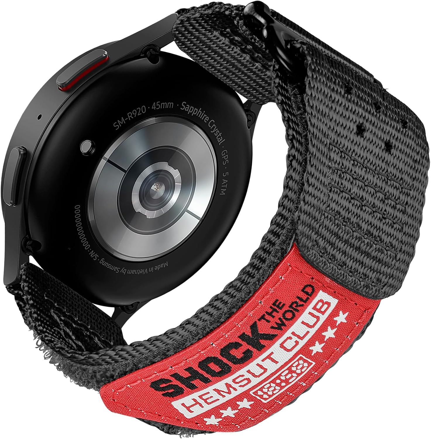 Rugged Nylon Sports Strap Compatible with Amazfit Balance,Carbinox Blaze Round/Blaze S/X-Ranger/Vortex/Vesta/Blaze Square, Compatible With Suunto 9 Peak/9 Peak Pro/5 Peak/Race/Race2/Run/Vertical Watch(NO Fit Suunto 9、9 Baro).