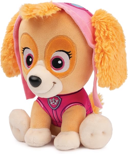 Paw Patrol Patrulla Canina - Peluche Skye 23CM GUND - Peluche Patrulla Canina Skye de 23 cm - 6058446 - Juguetes bebés 1 año + - 2