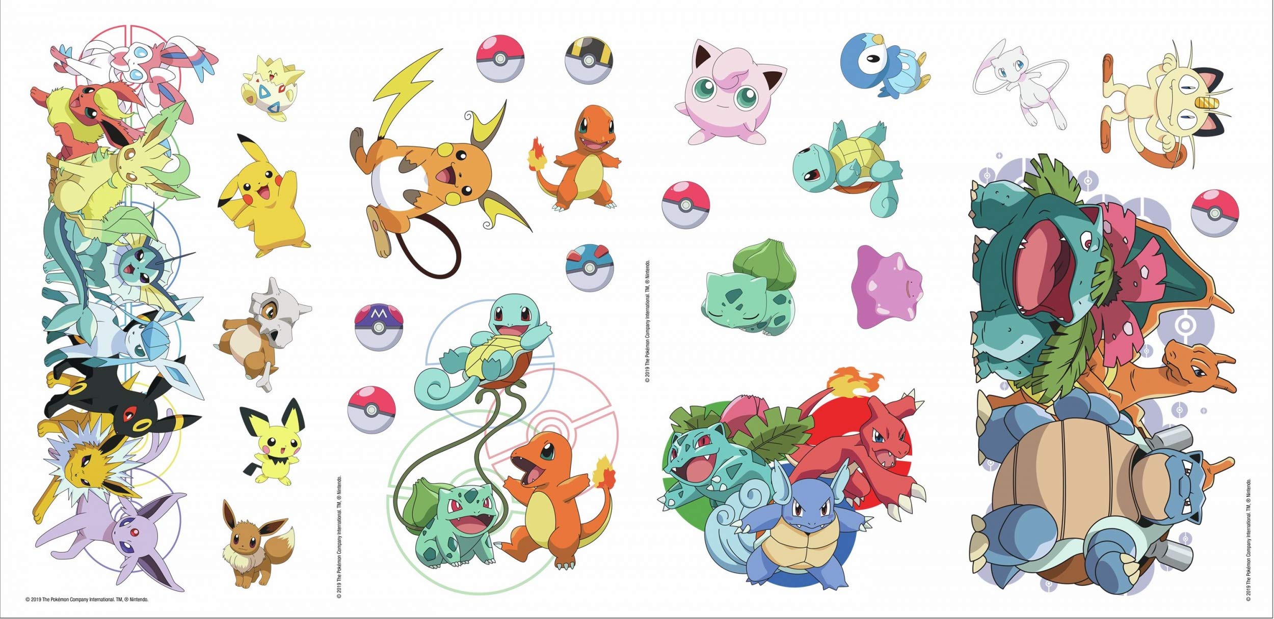RoomMates Pokemon Favorite Character Peel and Stick Wall Decals