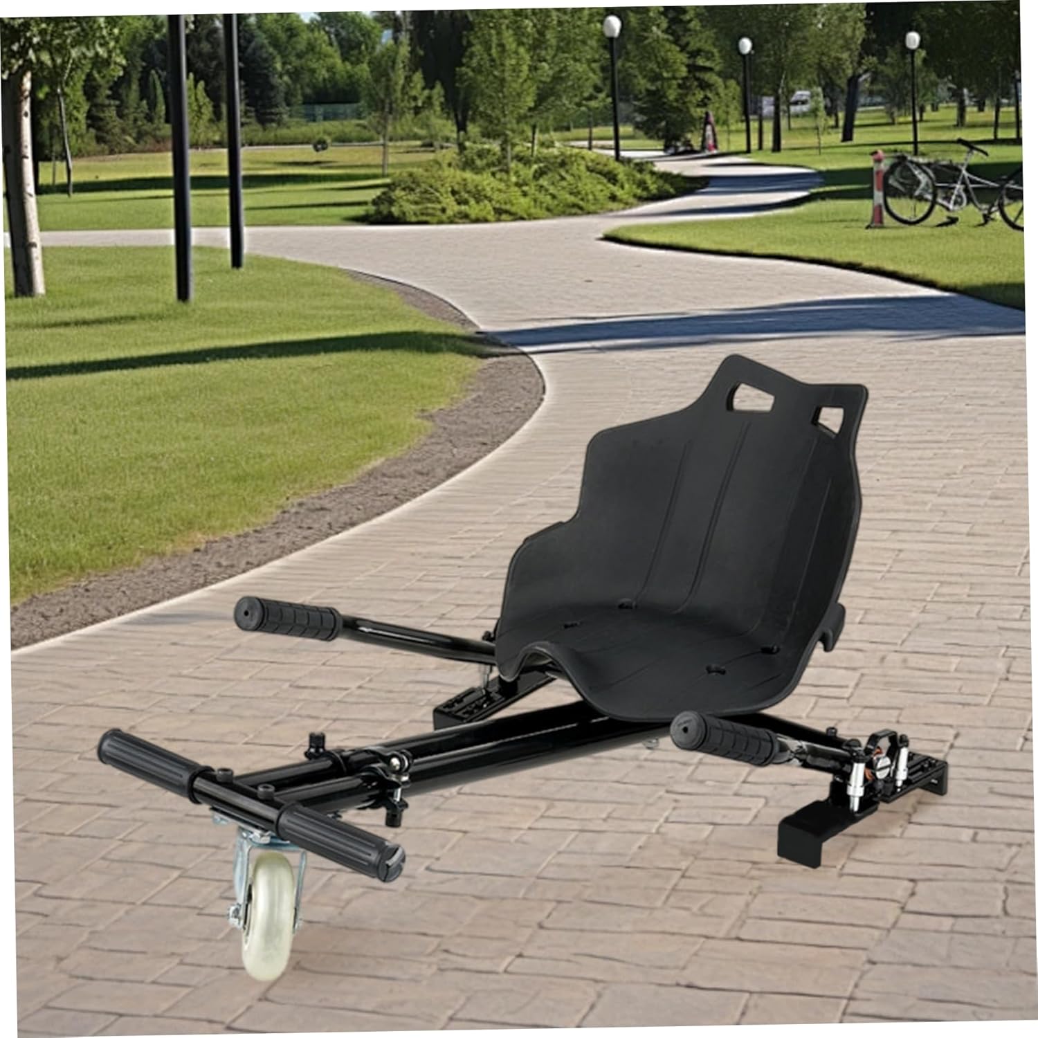 Hoverboard Seat, Plastic Hoverboard Seat Attachment Accessory for Self Balancing Scooter, Hoverboards Go-Cart for Kids or Adults..