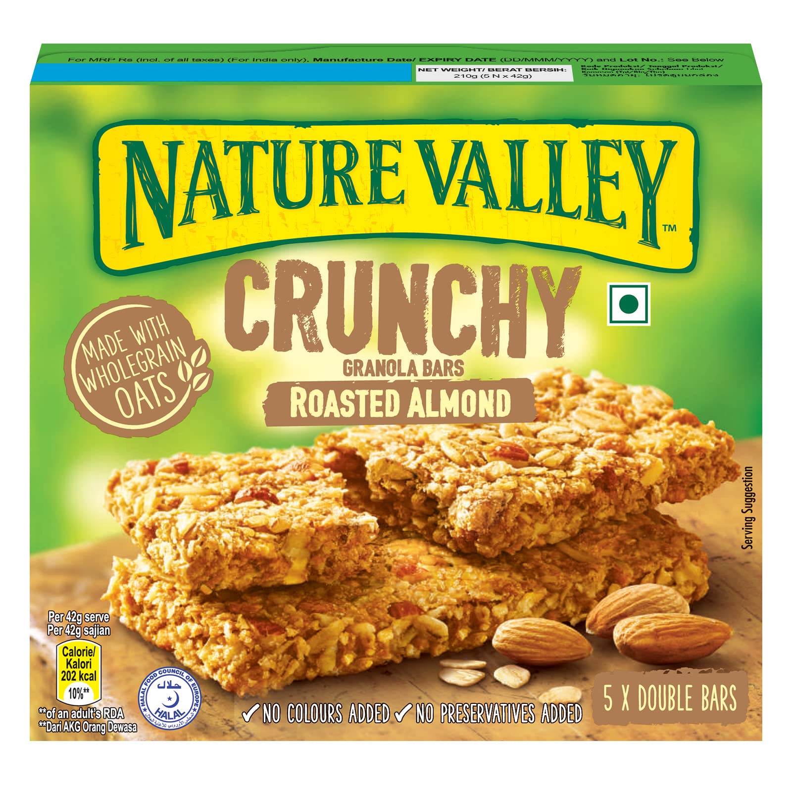 Nature Valley Crunchy Roasted Almond Granola Bar, 253g (B00NAZFJ44) Amazon Price History, Amazon Price Tracker