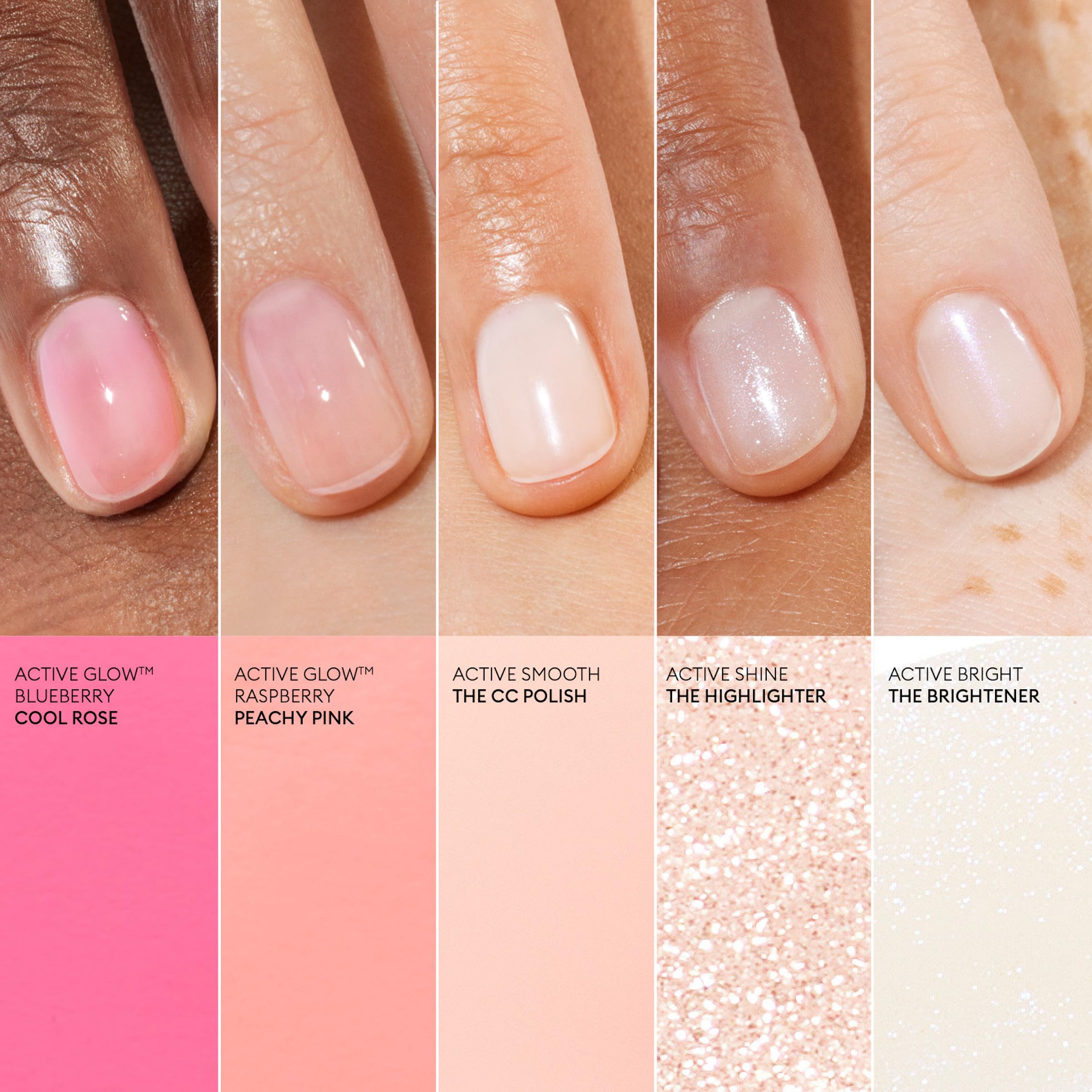 Amazon.com : Manucurist Active Glow Raspberry Nail Polish & Care