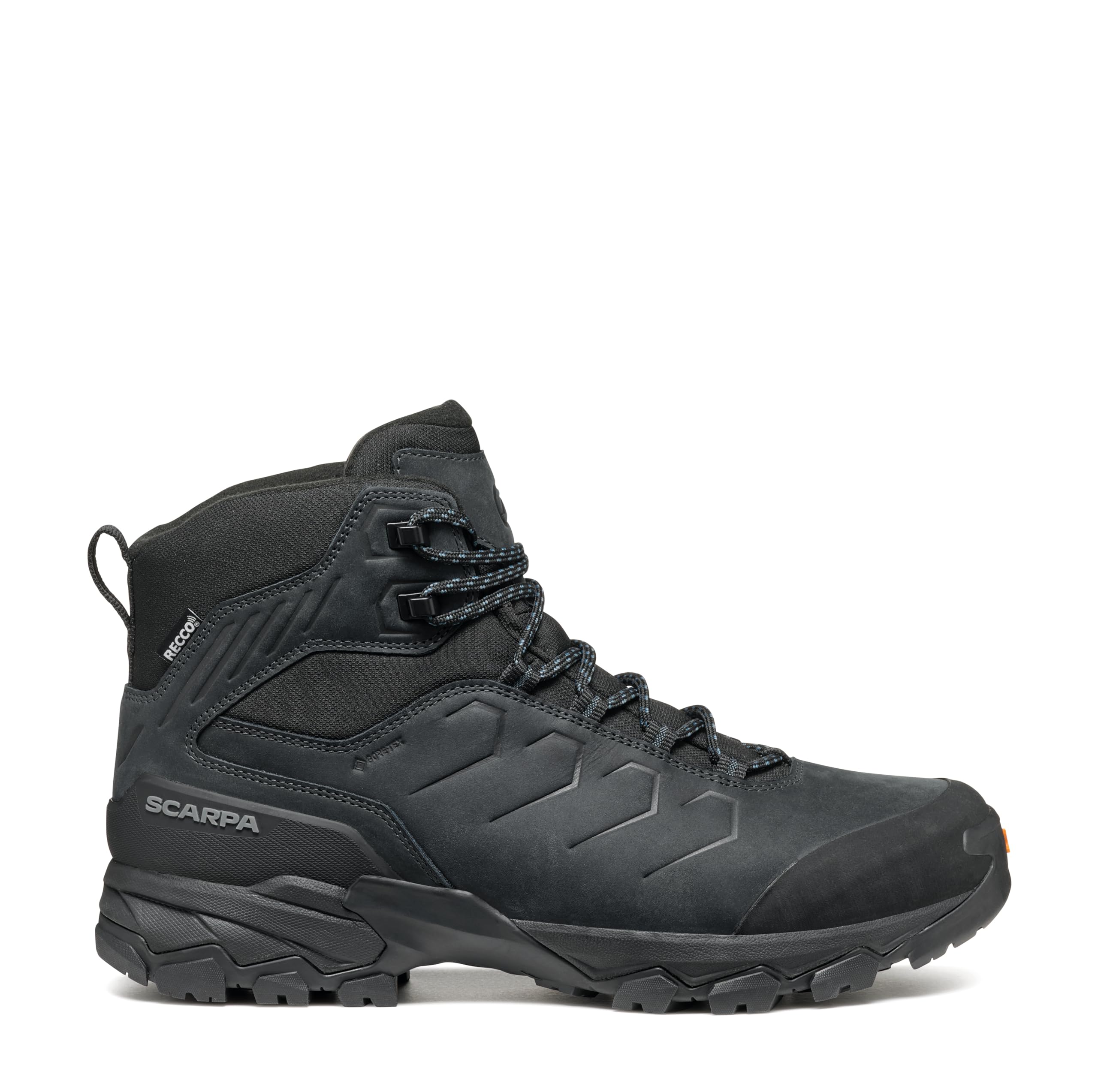 SCARPA Moraine Polar GTX męskie wodoodporne buty z izolacją Gore-Tex do wędrówek z plecakiem i wędrówek, Ciemny antracyt/ocean, 8-8.5