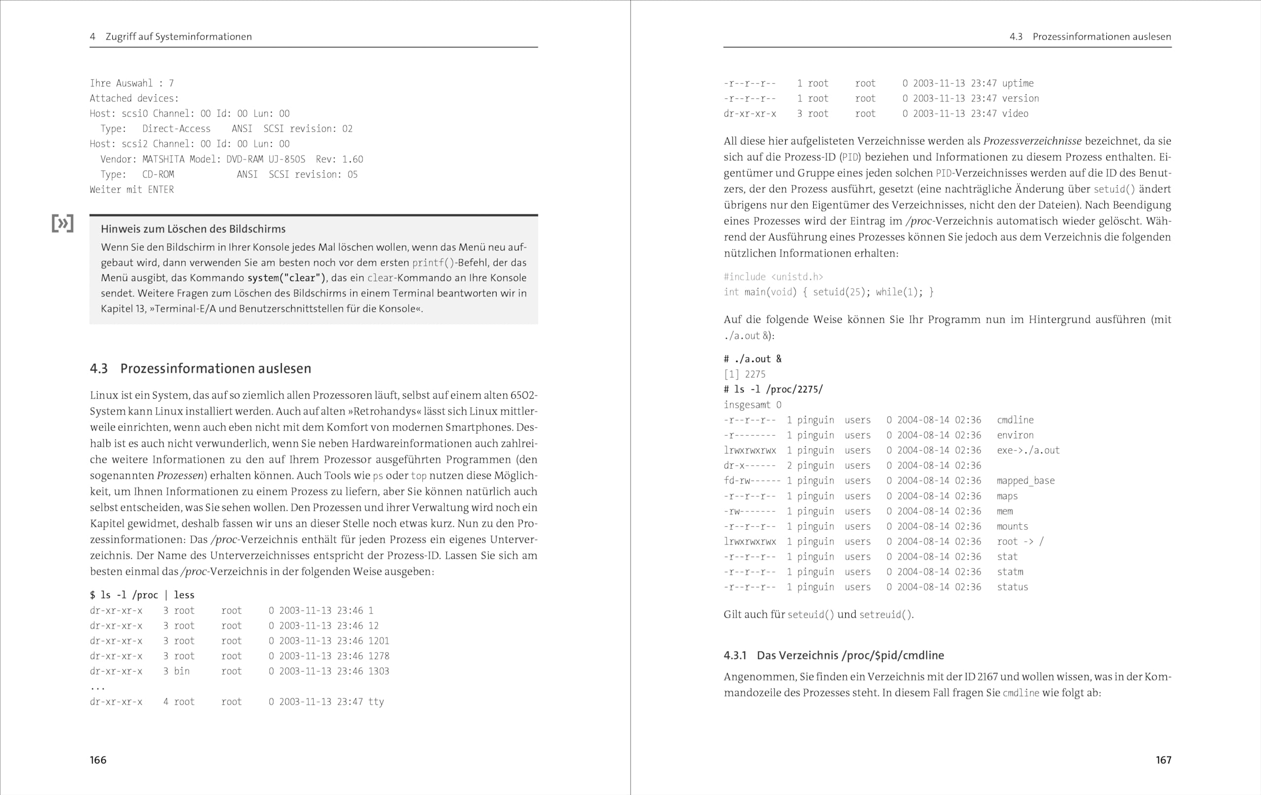 Systemnahe Programmierung mit C und Linux: Das umfassende Handbuch zur Linux-Anwendungsprogrammierung
