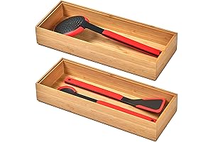 Underwear Drawer Organizer: Umilife 2-Pack Drawer Stackable Storage Bins