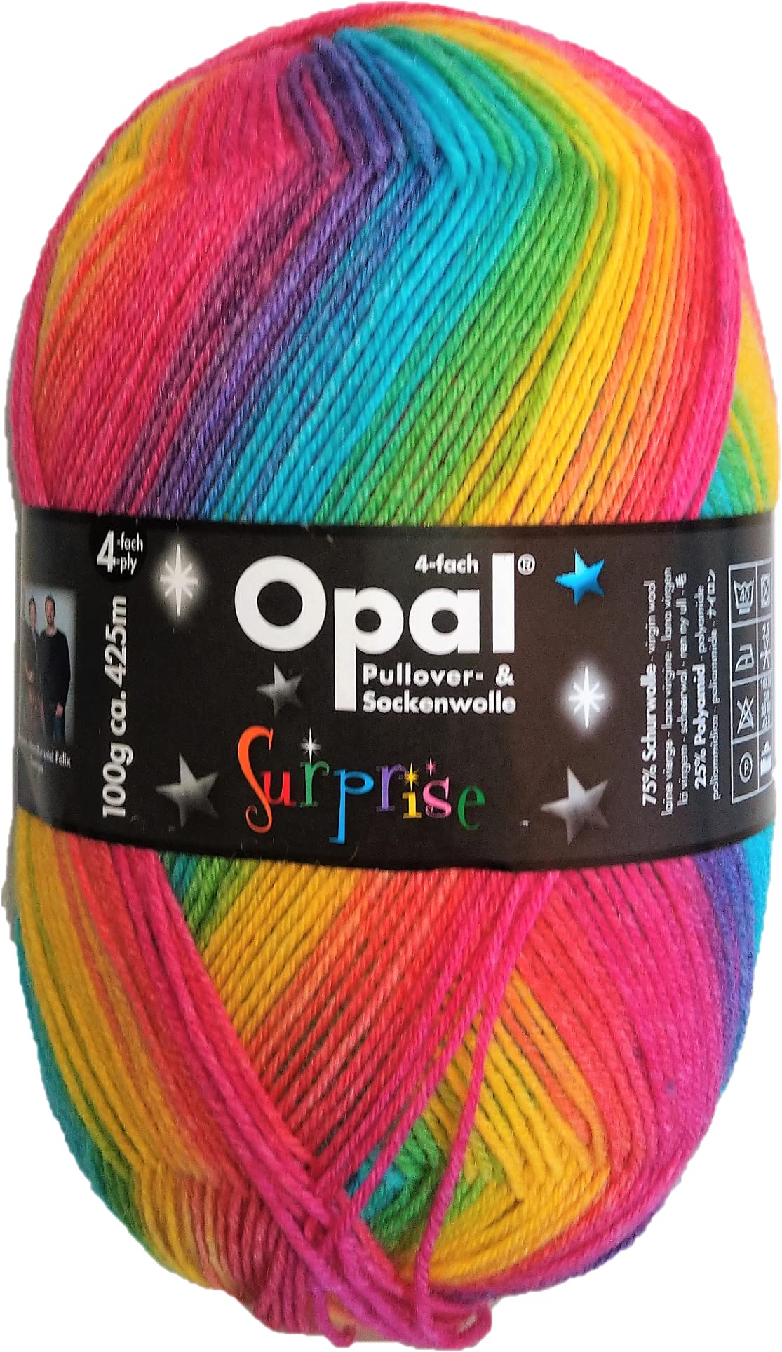 Sockenwolle regenbogenfarben Outlet