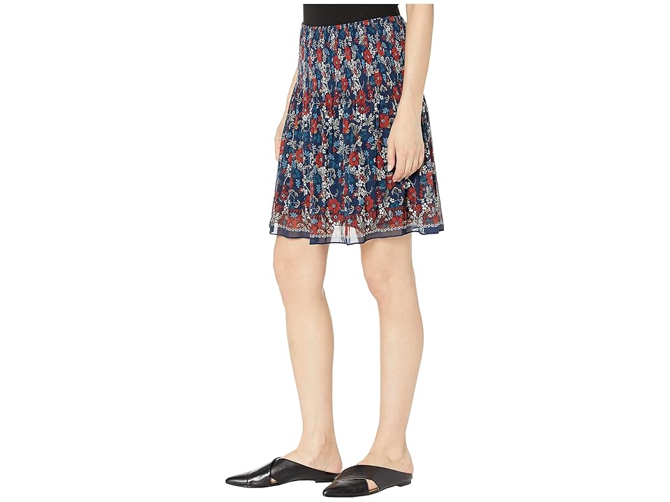 

MAXSTUDIO Panel Skirt (Navy/Terry Airy Floral) Women's Skirt, Multi