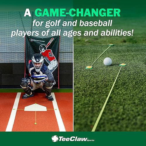 Miniatura 5 de Tee Claw - Paquete de 20 cordones para práctica de golf - Ayuda de entrenamiento multiusos, béisbol y otros deportes