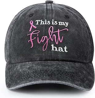 Breast Cancer Gifts for Woman, Breast Cancer Survivor Awareness Accessories, Chemo Baseball Caps