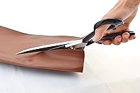 Vista 6 de eZthings®, tijeras resistentes tapizadas de 12" para cortes artísticos y confección de manualidades, tapetes.