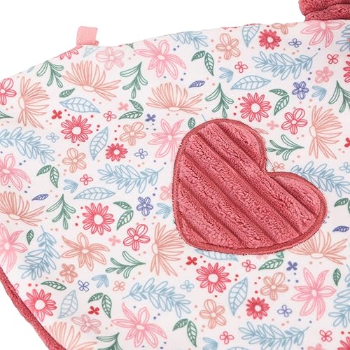 Miniatura 7 de Fdit Manta de seguridad para bebé, mordedor, juguete de peluche para bebés con color rosa, juguete suave y cómodo para calmar las encías, ideal para