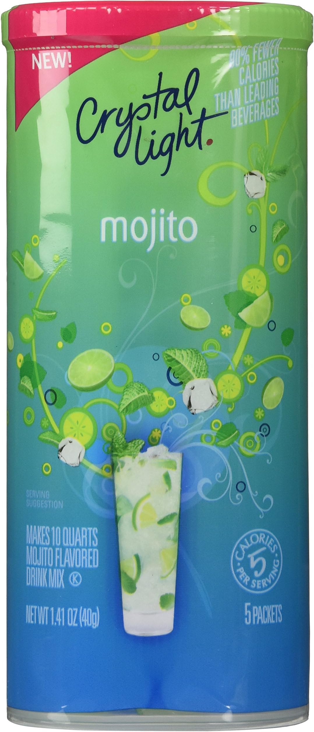 Crystal Light Mocktails - Mojito - 1 Pack (10 Qrts)