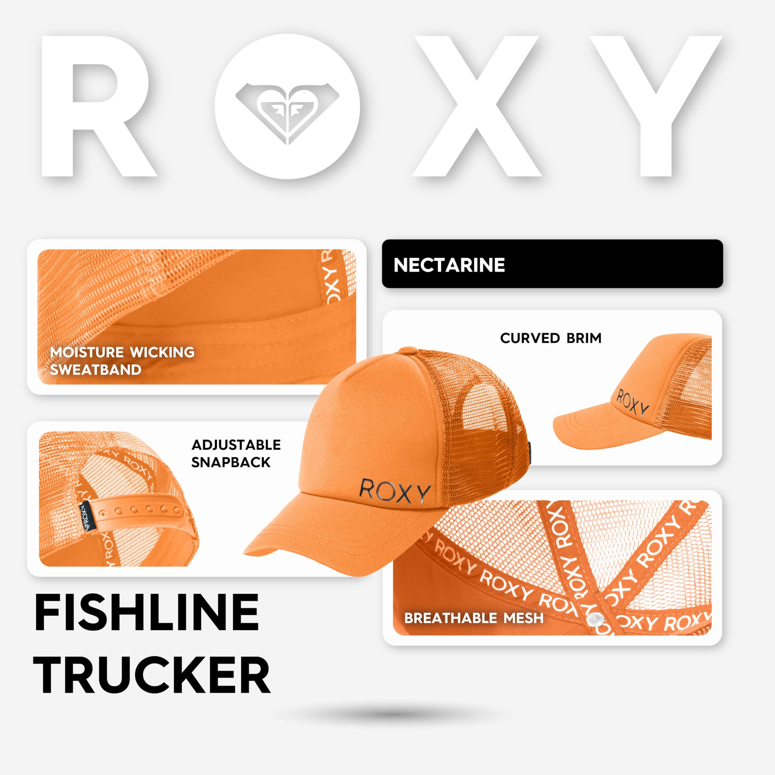 Roxy Finishline Trucker Baseball Hat - Casquette de Baseball - Femme