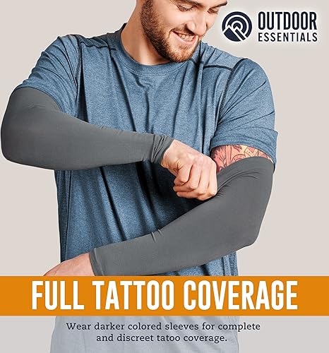 Miniatura 4 de Mangas de compresión de enfriamiento para hombres y mujeres, con protección solar UV UPF 50, paquete múltiple, mangas protectoras de brazos para