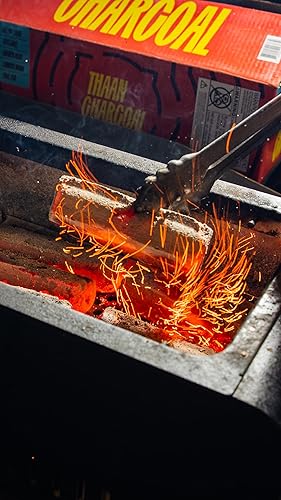 Miniatura 6 de Thaan Charcoal, Chef's Choice Premium - Carbón vegetal para parrilla, estilo tronco, 5 libras