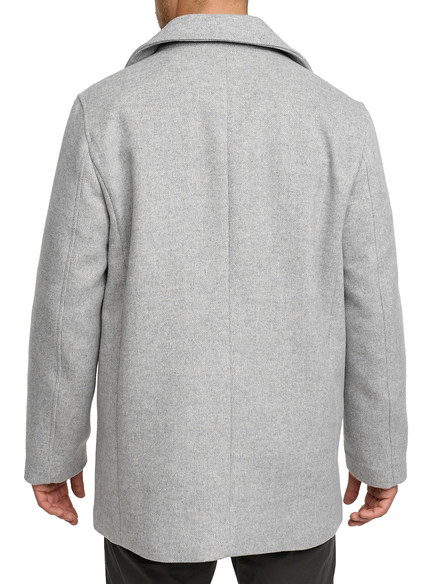 Indicode Herren INParade Winter-Herrenmantel aus Wollmix mit Reverskragen | Zeitloser Herrenmantel aus hochwertigem Wollmix mit Reverskragen, Wintermantel, Businessmantel, Übergangsmantel für Männer
