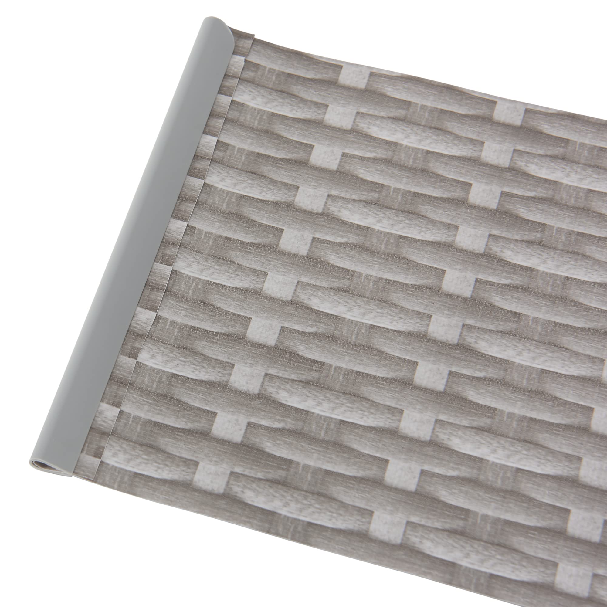 [en.casa] Folia ogrodzeniowa Jesteburg 4 x rolka 35 m x 19 cm, folia maskująca z 80 klipsami mocującymi, odporna na warunki atmosferyczne, odporna na działanie promieni UV, ochrona przed wiatrem, szara, imitacja rattanu
