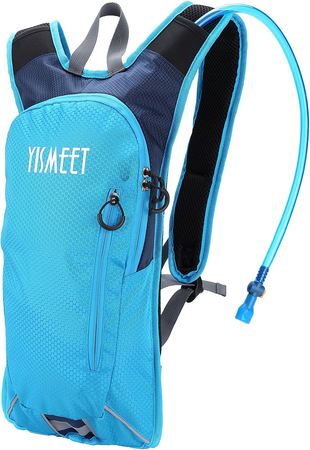 Hydration Backpack, Water Rucksack Bladder Bag Lightweight Pouch Packs + 2L (70 oz) Water Reservoir, Hydration Pack