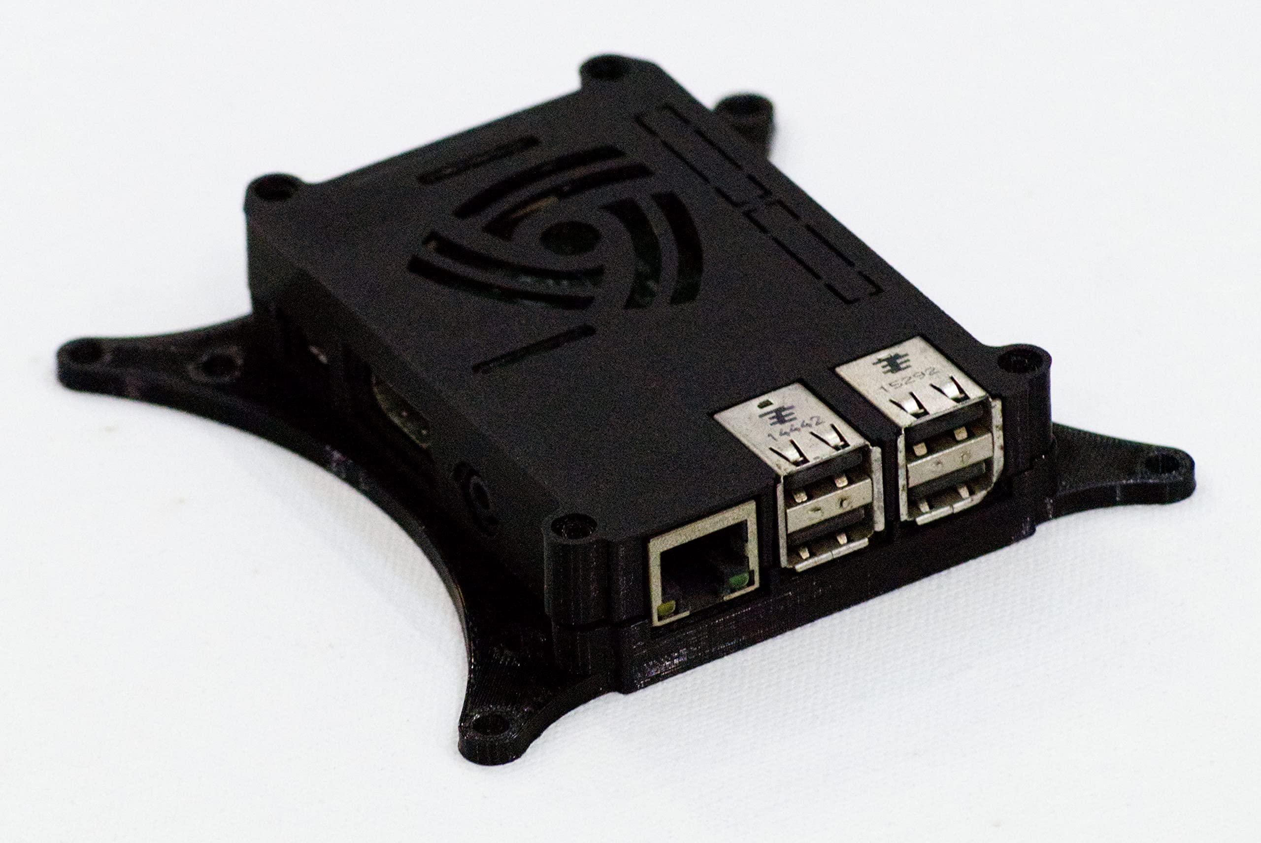 Raspberry Pi 3 (B/B+), Pi 2 B, and Pi 1 B+ case with VESA mounts Black Color-image-46