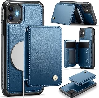 Compatible with Magsafe for iPhone 12/12 Pro Wallet Case, Blue