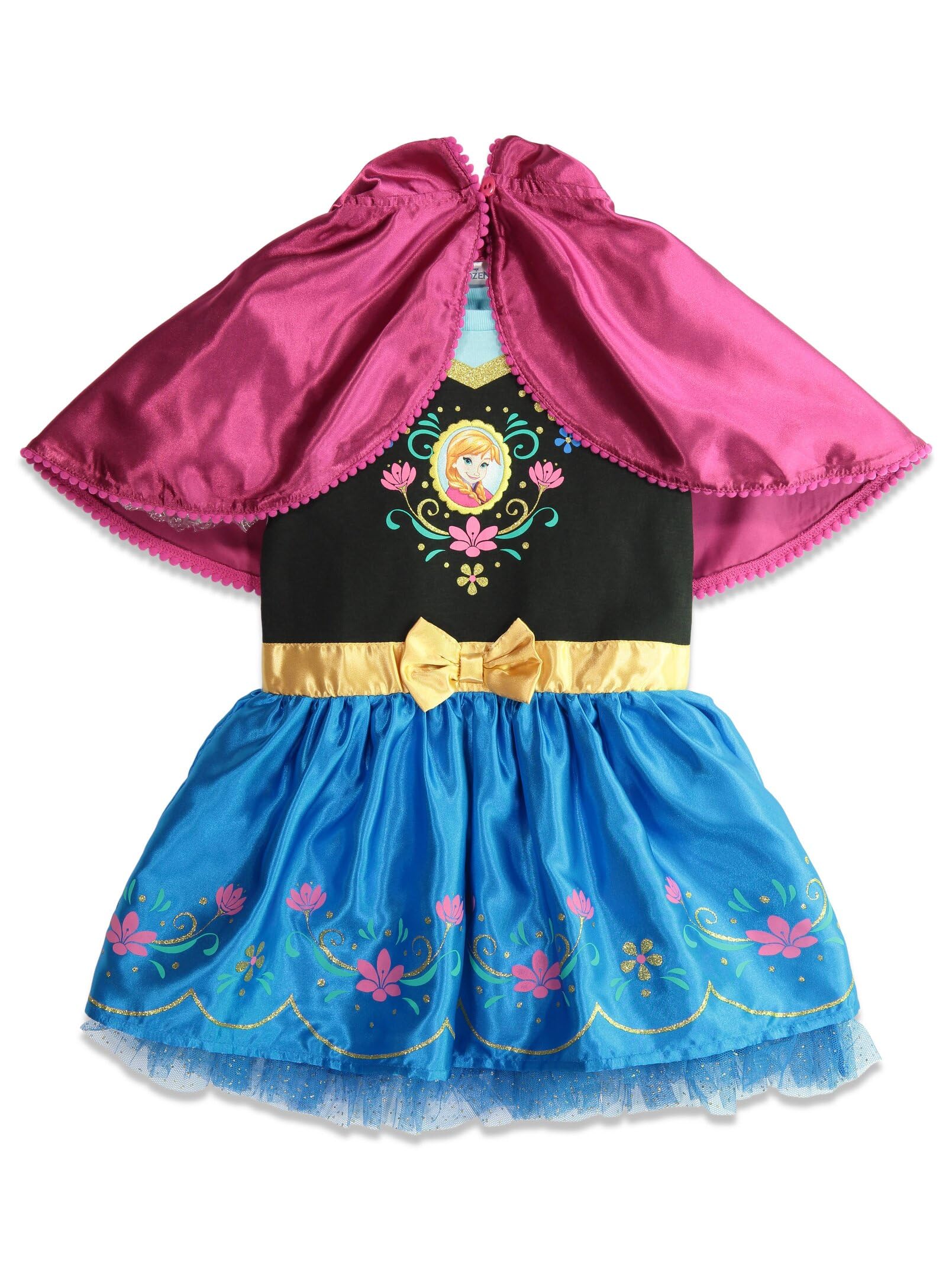 Disney Frozen Princess Anna Toddler Girls Fur Dress 4T