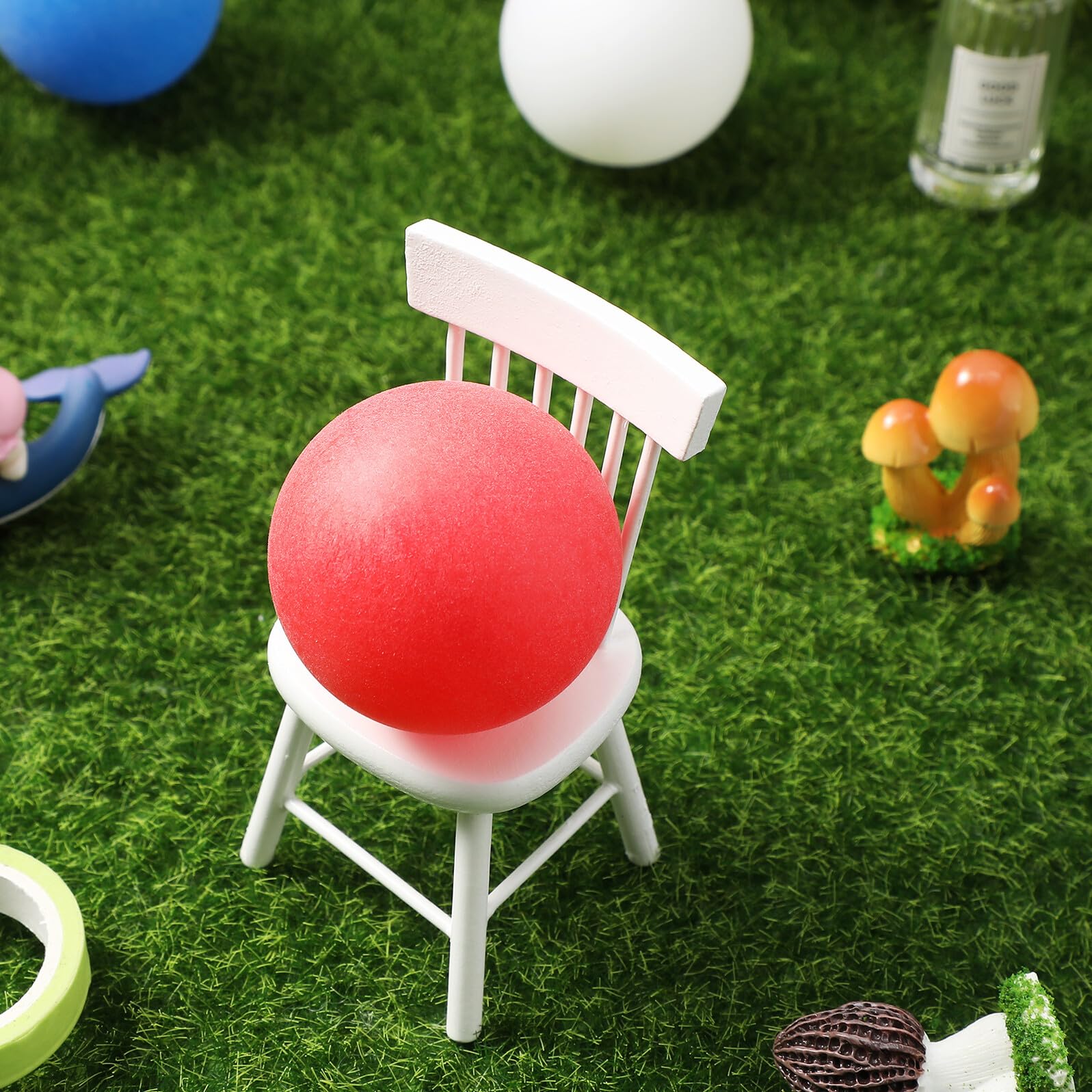 TOYANDONA 120 Balones de Tenis de Mesa de Colores Mate Intenso y Oscuro para Juegos Fiestas y Actividades Escolares Material Resistente de Polipropileno PP