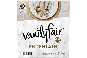 Vanity Fair Entertain: Spacious Napkins for Elegant Gatherings
