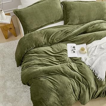 Byourbed Thicker Than Thick - Coma Inducer King Duvet Cover Set - Winter Moss