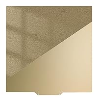 Vista 22 de Redondo 4.724 in para Monoprice Mini Delta Build Plate Flex Textured/Smooth 100% Importado Hoja PEI Más gruesa Cama de acero de resorte flexible