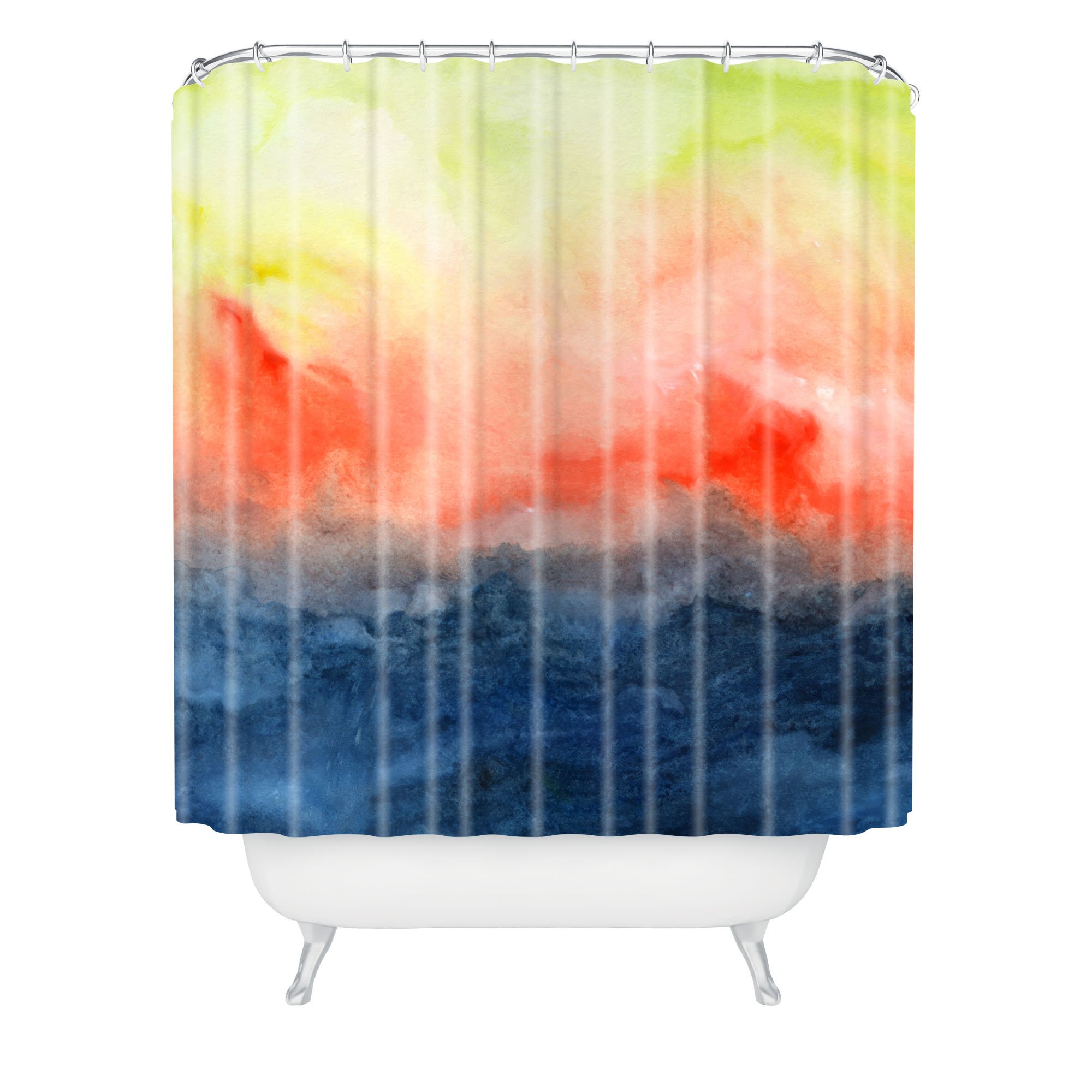 Deny Designs Jacqueline Maldonado Brushfire Shower Curtain, 69" x 72"