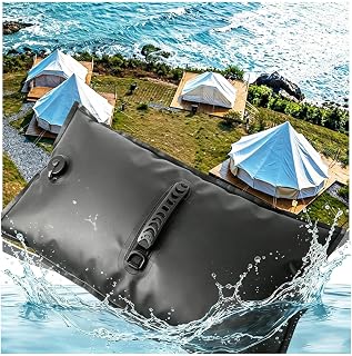 Pesos para Carpas, Alta Capacidad Pesas, Plegable Y Portátil De Peso para Agua con Dosel Adecuado como Peso para Trípodes Y Soportes De Fondos,4pc-20kg