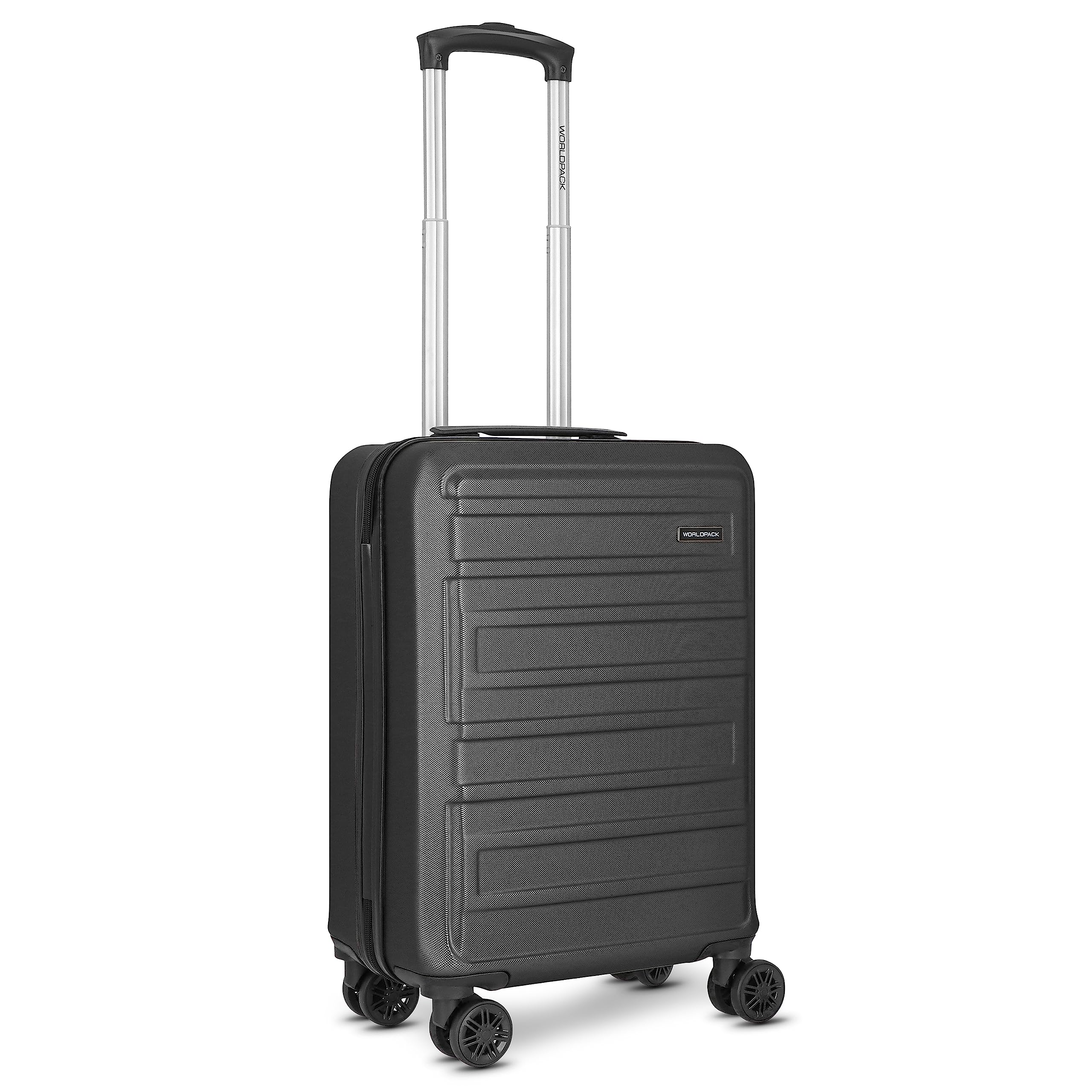 New York 2.0 4 rollos, negro/metálico, S (55 cm), Equipaje duro