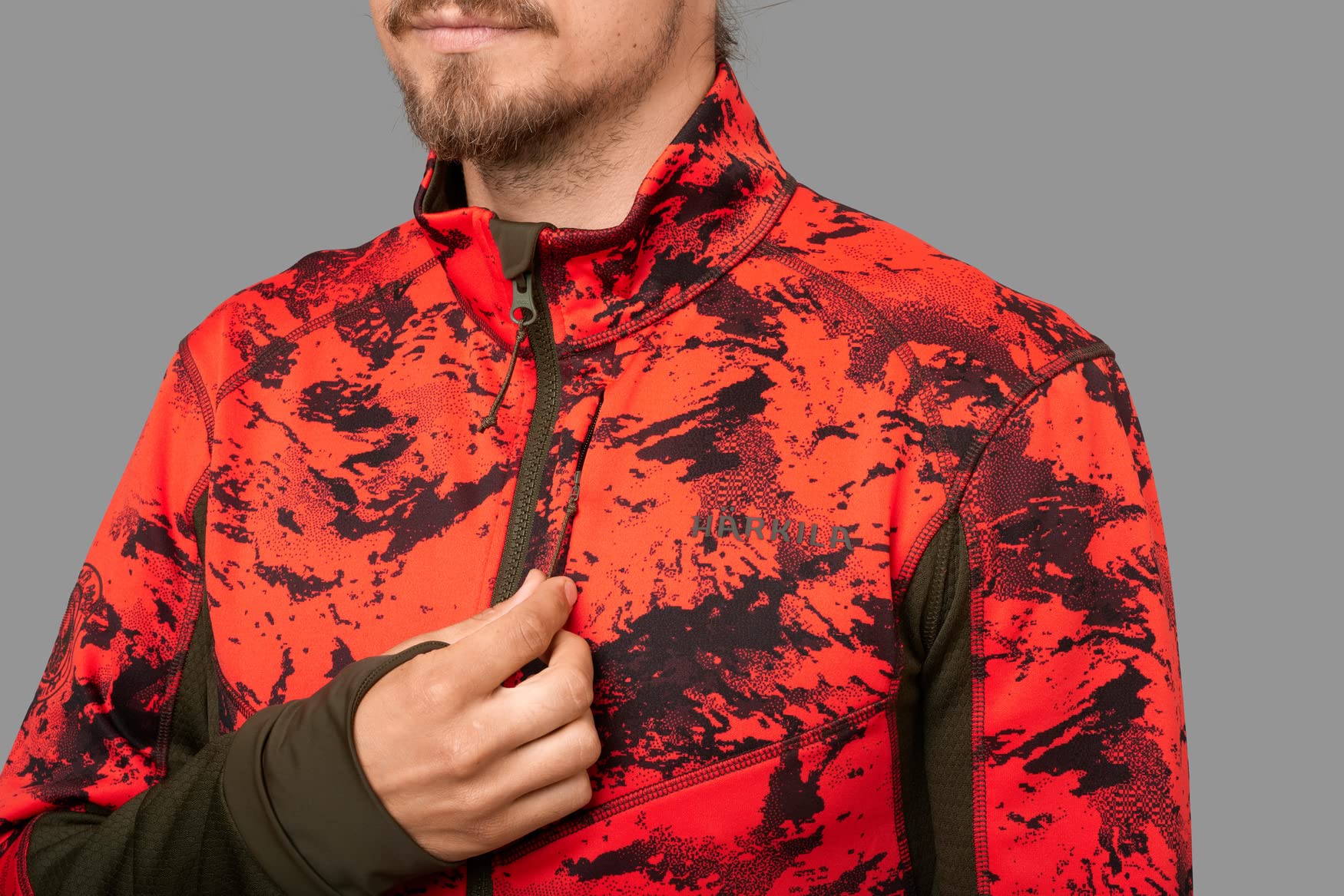 Härkila | Wildboar Pro camo fleece Jacke | Professionelle Jagd Kleidung & Jagd Zubehör für Herren & Damen | Skandinavische Qualität Made to Last |