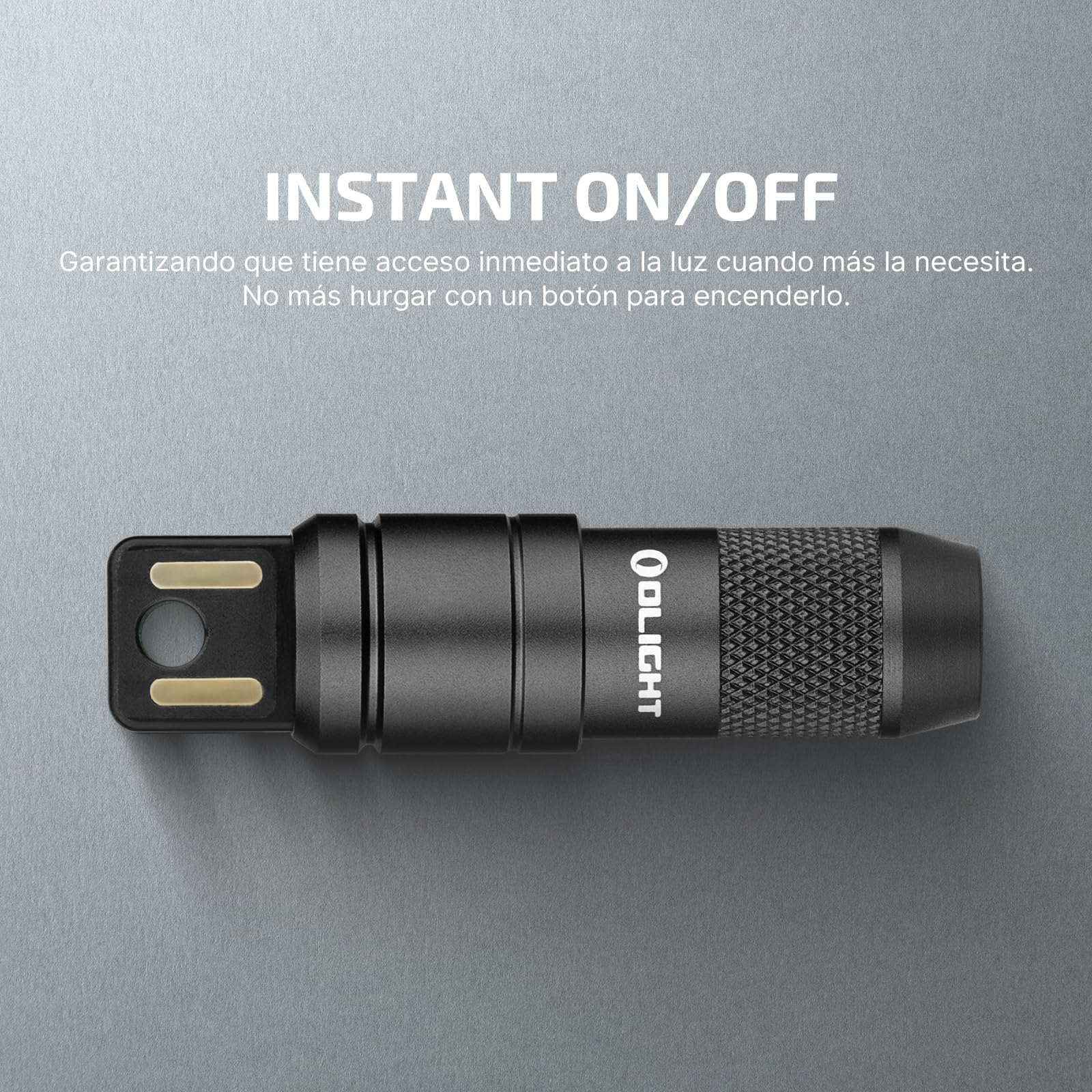 Linterna OLIGHT IMini 2 Recargable Por USB, 50 Lúmenes, Magnética, Llavero Rojo, Para Camping Y Emergencias