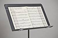 Vista 3 de Clips para atril (Par) Musicmaide MMAZ1000., Transparente, 1 par