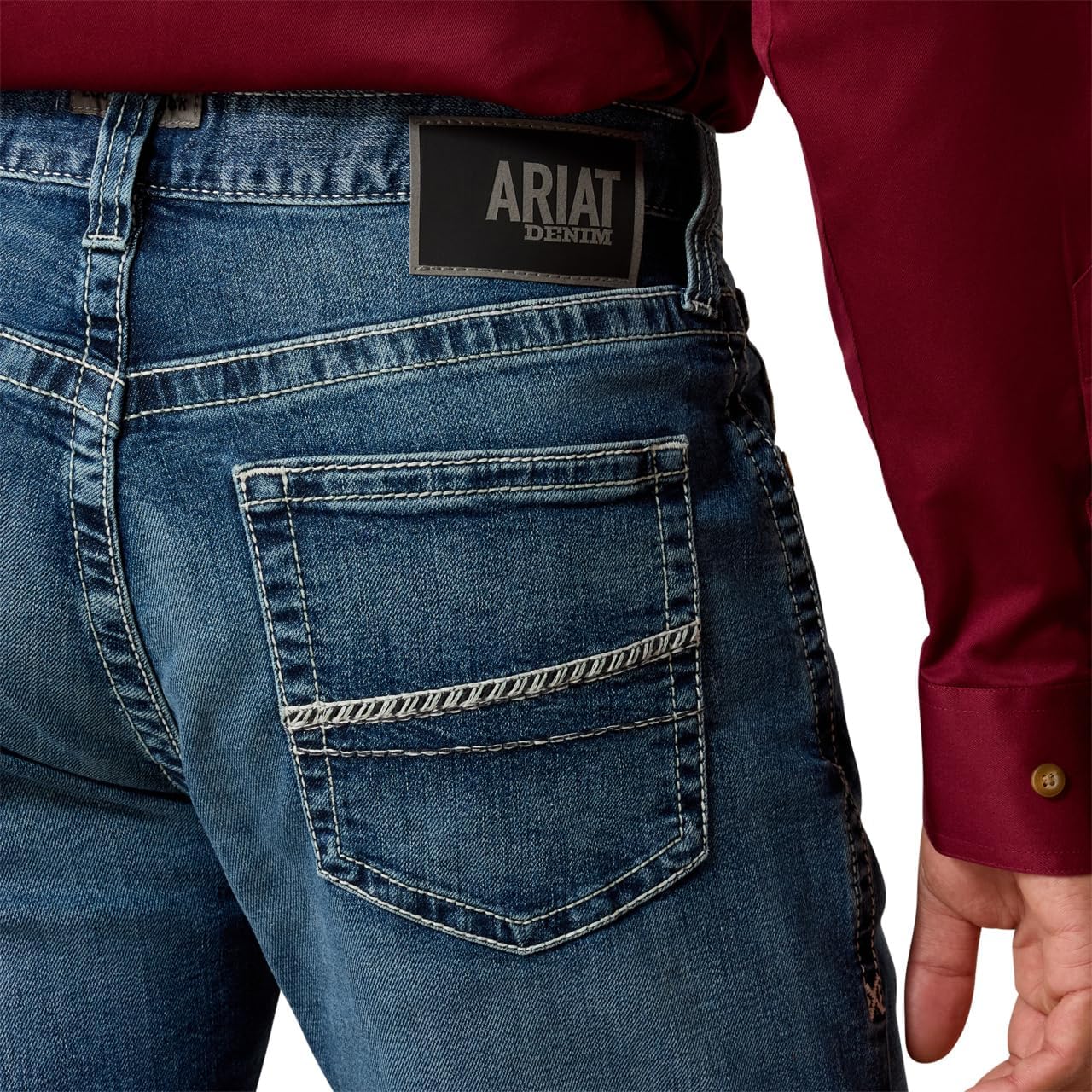 Ariat Male M4 Relaxed Stretch Goldfield Boot Cut Jean - Image 3